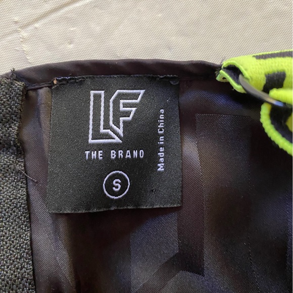 LF THE BRAND: Black Mesh crop top, Small - Picture 3 of 4